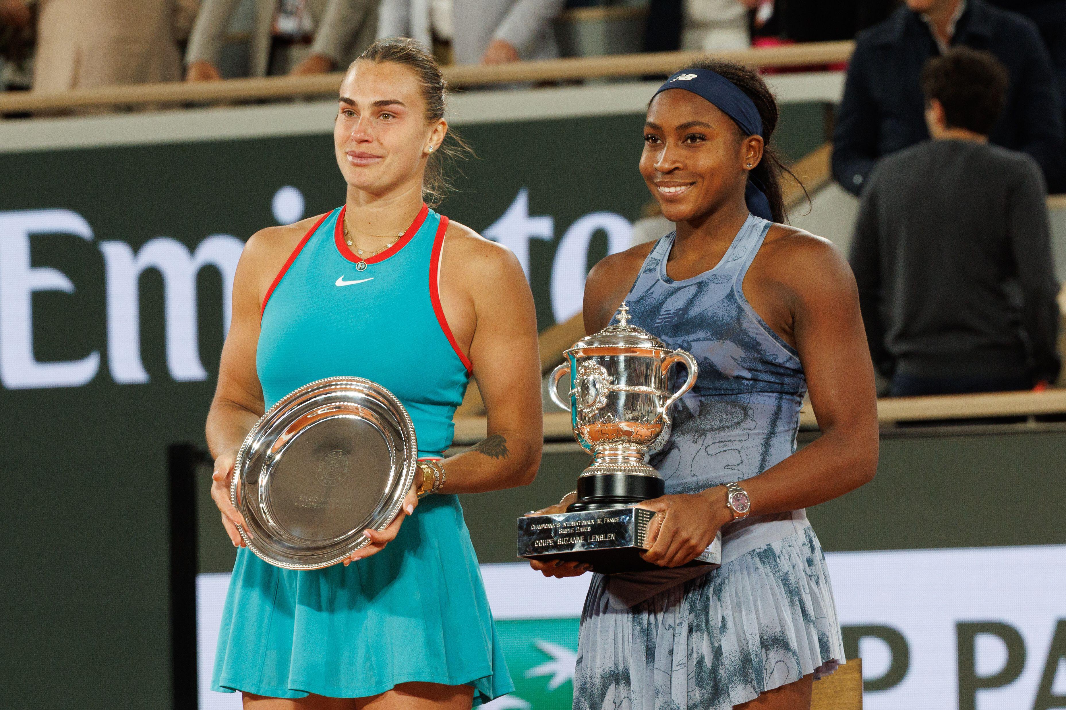 ATP leader Aryna Sabalenka has apologized to Coco Gauff for her