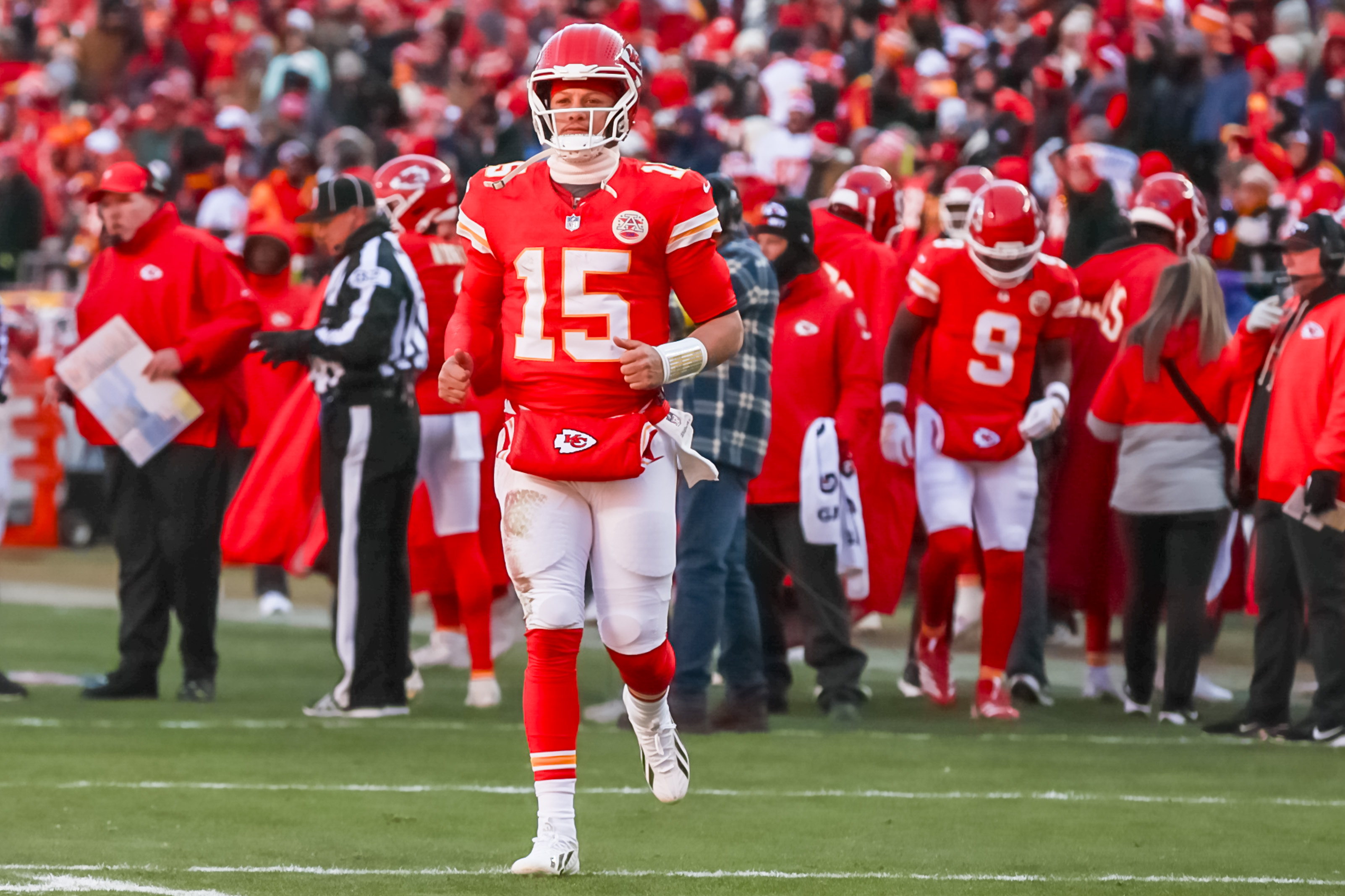 NFL: Das Team der Kansas City Chiefs, zum ersten Mal seit 2014 aus dem ...