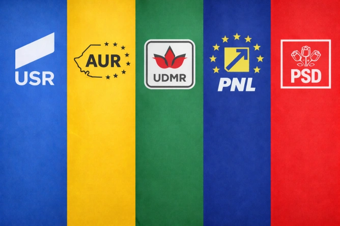 Principalele 5 partide parlamentare în spațiul online românesc. Teme în ...